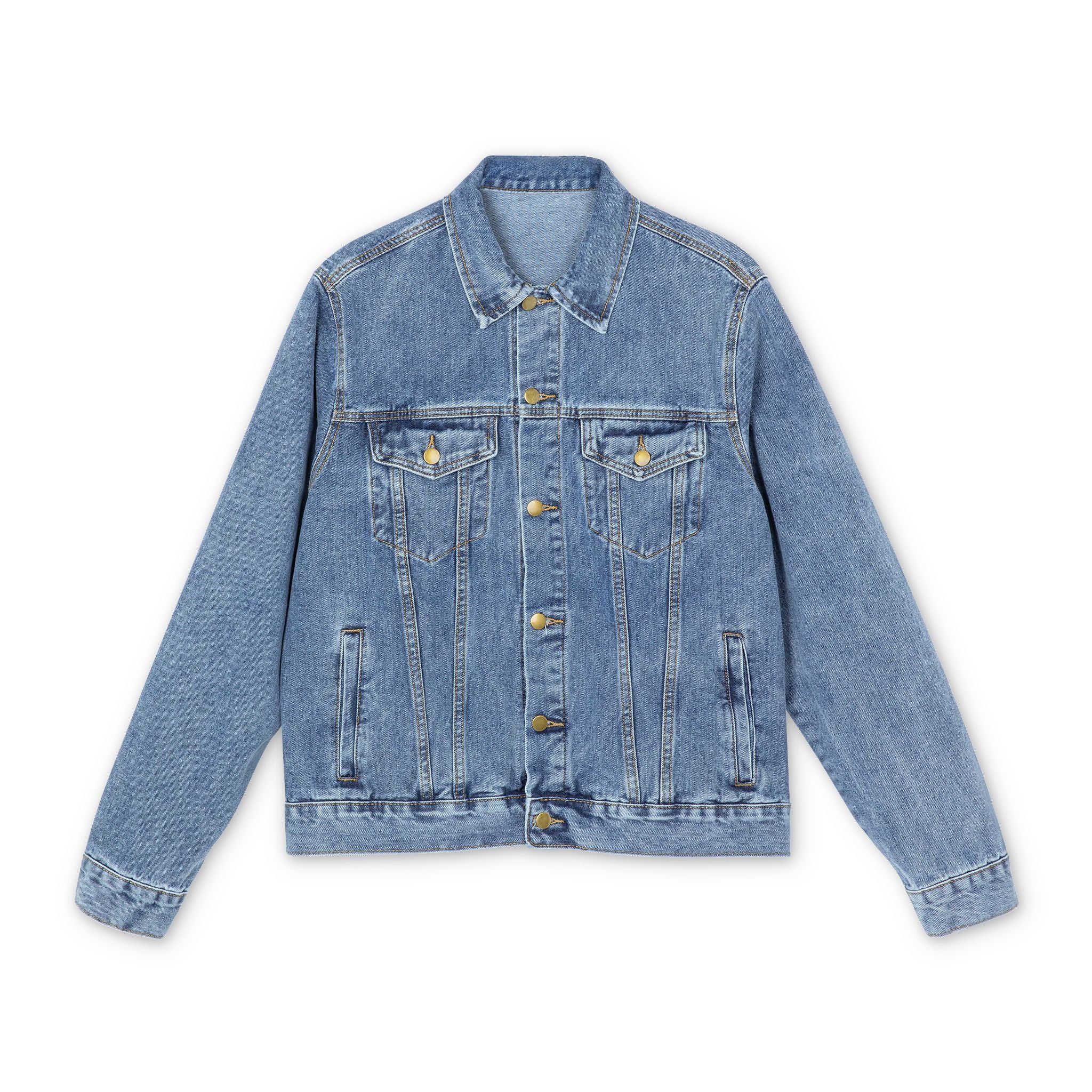 Limited-Edition Ovesized "Don't Forget Your Prayers" Denim Jacket